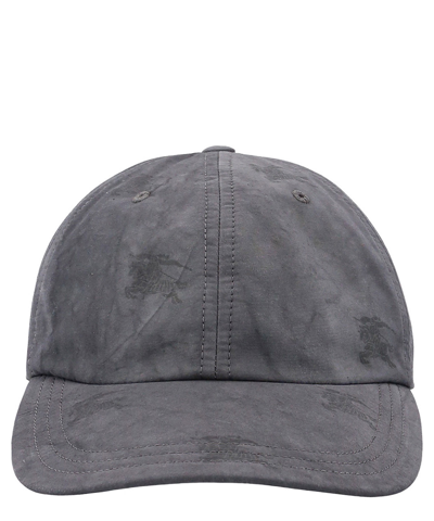 Shop Burberry Hat In Grey