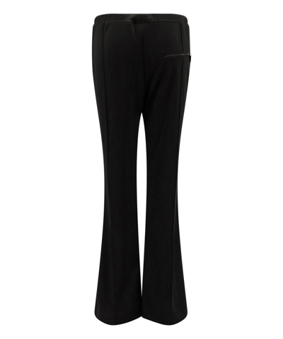 Courrèges Interlock Logo Jersey Track Pants In Black
