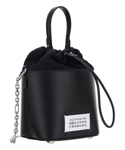 Shop Maison Margiela 5ac Small Bucket Bag In Black