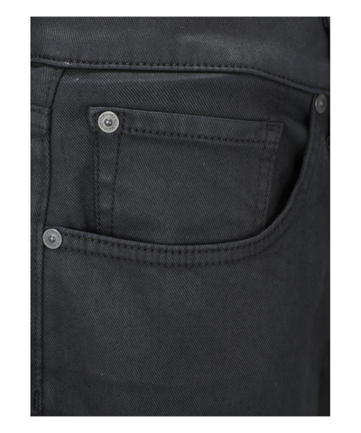Shop 7 For All Mankind Tapared Jeans In Black