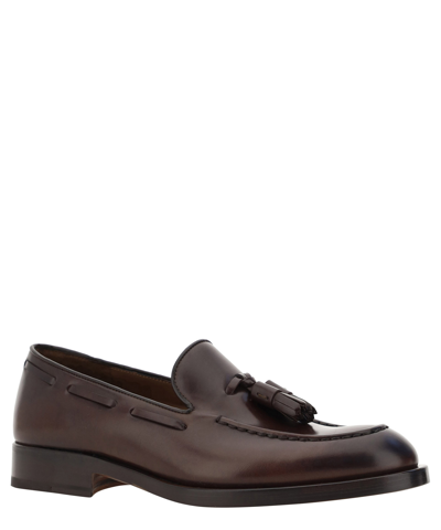 Shop Fratelli Rossetti Loafers In Brown