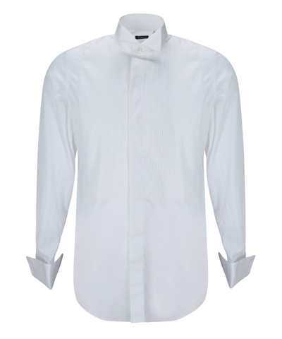 Shop Finamore Luciano Shirt In White