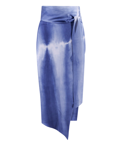 Shop Sleep No More Midi Skirt In Blue