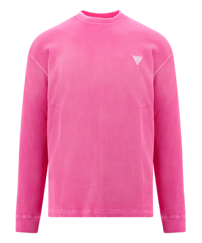 Shop Guess Sweater In Pink
