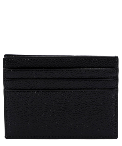 Shop Thom Browne Credit Card Holder In Black