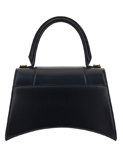Shop Balenciaga Hourglass Handbag In Black