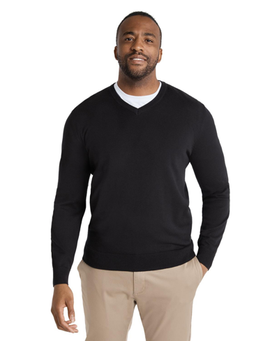Shop Johnny Bigg Mens Essential V-neck Sweater In Black