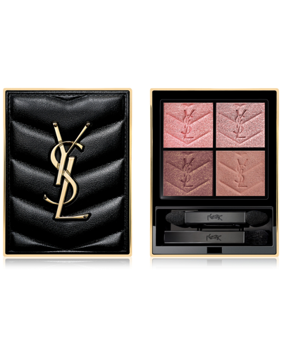 Shop Saint Laurent Couture Mini Eyeshadow Clutch In Babylone Roses - Cool Rosy