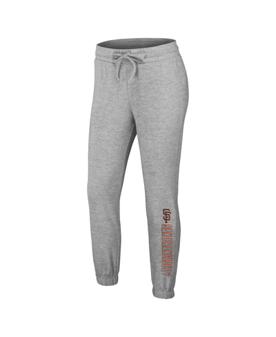 Wear By Erin Andrews Women's  Gray San Francisco Giants Knitted Lounge Set In Gray