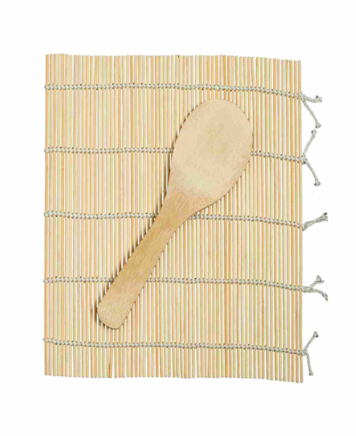 Joyce Chen 3-piece Sushi Making Kit With Sushi Roller In Bamboo