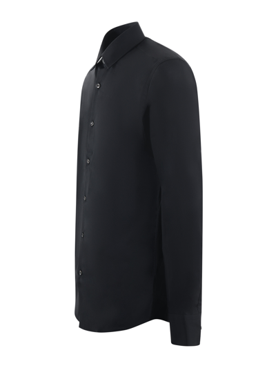 Hugo Boss Slim-fit Shirt In Performance-stretch Cotton-blend Jersey