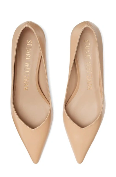 Stuart Weitzman Eva Leather Kitten-heel Pumps In Multi