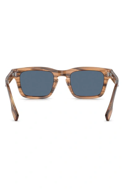 Shop Burberry 51mm Rectangular Sunglasses In Brown