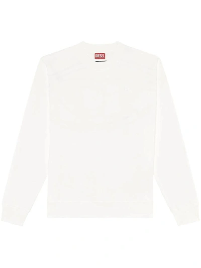 Shop Diesel Megoval Sweatshirt Clothing In White