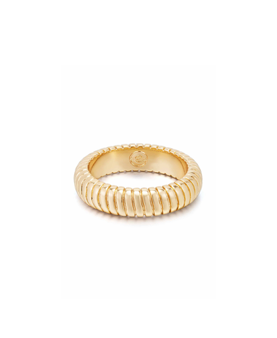 Shop Ettika Your Essential 18k Gold Plated Twisted Flex Ring