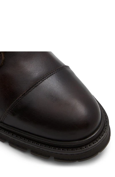 Aldo Aaren Faux Fur Lined Combat Boot In Brown