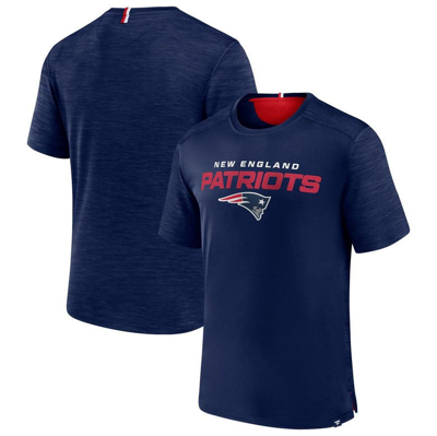 Shop Fanatics Branded Navy New England Patriots Defender Evo T-shirt