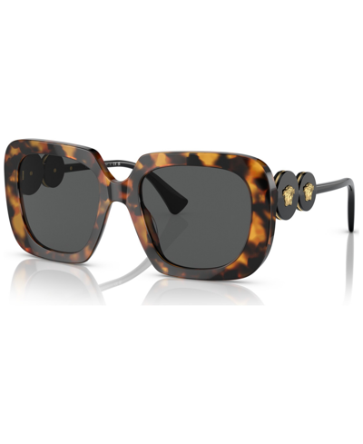 Shop Versace Women's Sunglasses, Ve4434 In Light Havana