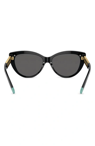 Shop Tiffany & Co . 56mm Cat Eye Sunglasses In Black
