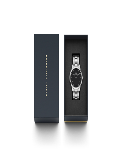 Shop Daniel Wellington Men's Iconic Link Silver-tone Stainless Steel Watch 40mm