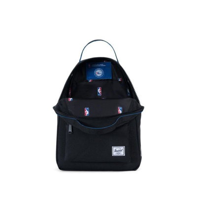 Shop Herschel Supply Co Black Philadelphia 76ers Nova Small Backpack