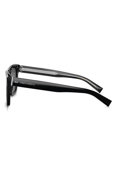 Dolce & Gabbana Square-frame Sunglasses In Black