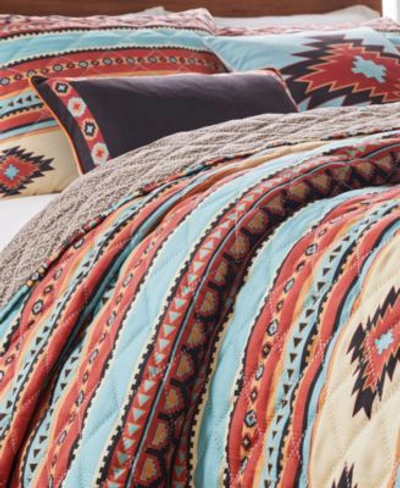 Shop Greenland Home Fashions Red Rock Reversible Quilt Set In Clay