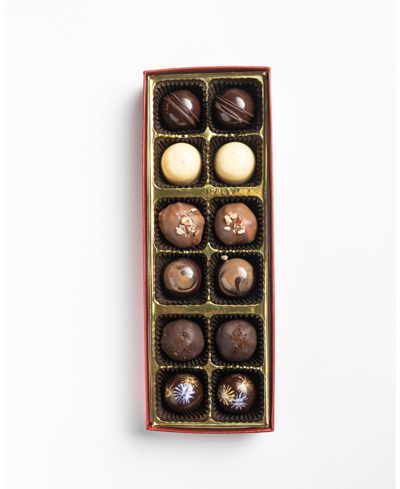 Shop Bixby Chocolate Winter Assorted Chocolate Bon Bons Gift Box, 12 Piece In No Color
