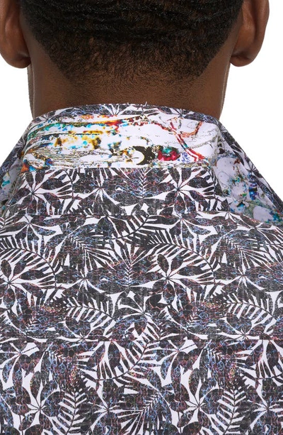 Robert Graham Aegean Stretch Button-up Shirt In Black Multi