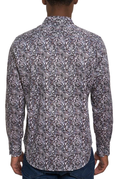Robert Graham Aegean Stretch Button-up Shirt In Black Multi