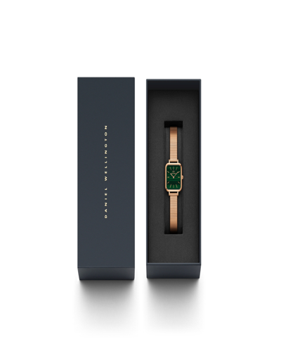 Daniel Wellington Quadro Studio 22mm Watch In Rose-gold