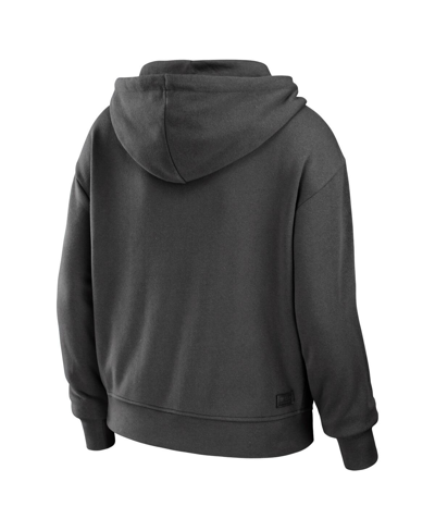 Wear By Erin Andrews Pewter/white Tampa Bay Buccaneers Color Block Light Weight Modest Crop Full-zip In Pewter,white