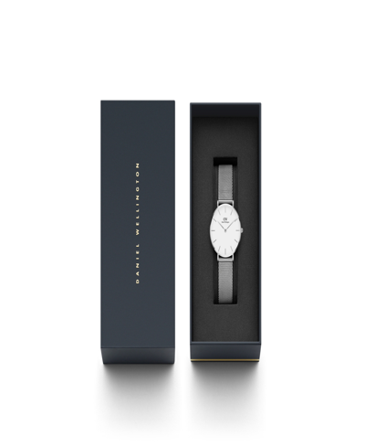 Shop Daniel Wellington Women's Petite Sterling Silver-tone Stainless Steel Watch 32mm