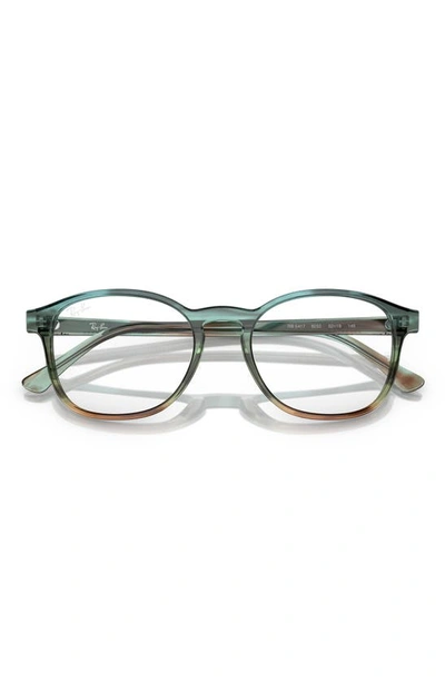Ray Ban 52mm Phantos Optical Glasses In Blue Gradient