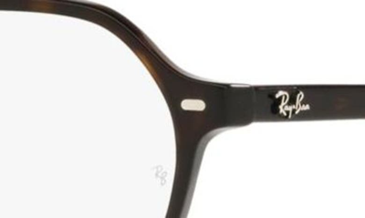 Shop Ray Ban Thalia 51mm Square Optical Glasses In Havana