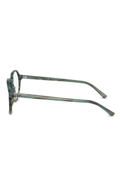 Ray Ban Thalia 51mm Square Optical Glasses In Blue Gradient