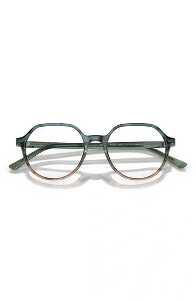 Ray Ban Thalia 51mm Square Optical Glasses In Blue Gradient