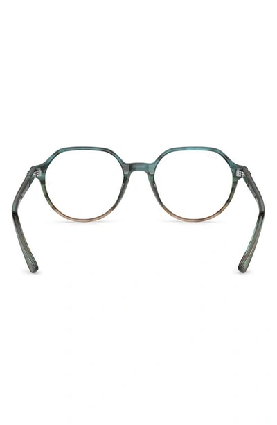 Ray Ban Thalia 51mm Square Optical Glasses In Blue Gradient