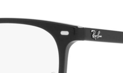 Shop Ray Ban Elliot 50mm Irregular Optical Glasses In Black