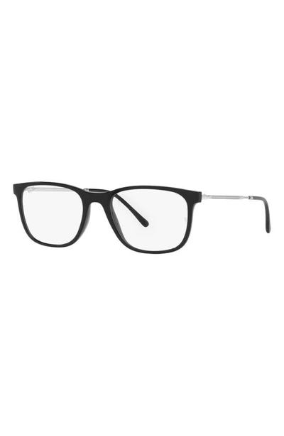 Shop Ray Ban 53mm Pillow Optical Glasses In Black