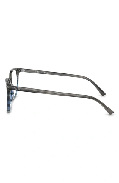 Ray Ban Elliot 50mm Irregular Optical Glasses In Grey Gradient