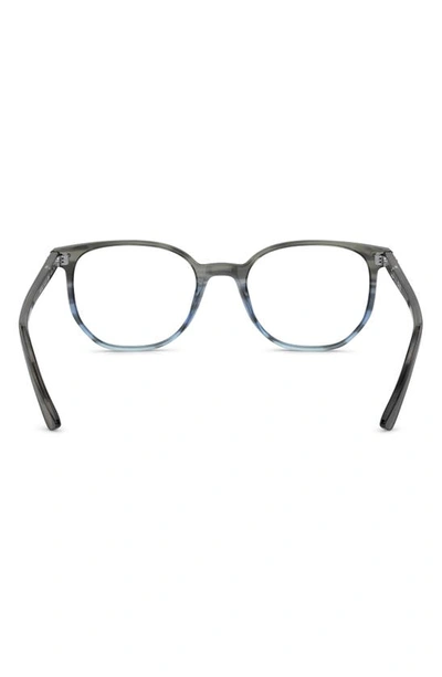 Shop Ray Ban Elliot 50mm Irregular Optical Glasses In Grey Gradient