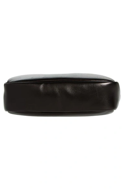 Shop Saint Laurent Cassandre Lambskin Leather Pouch In Nero