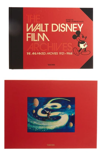 Shop Taschen Books 'the Walt Disney Film Archives: The Animated Movies 1921–1968' In Red Multi