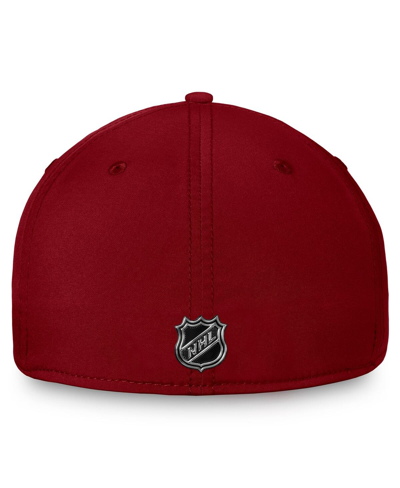 Shop Fanatics Men's  Burgundy Colorado Avalanche Authentic Pro Training Camp Flex Hat