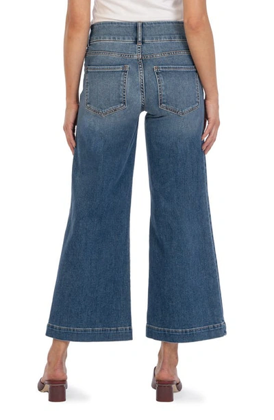 Kut From The Kloth Meg High Waist Ankle Wide Leg Jeans In Nicety