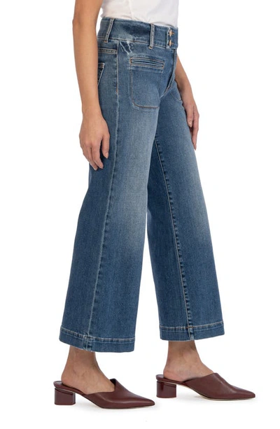 Shop Kut From The Kloth Meg High Waist Ankle Wide Leg Jeans In Nicety