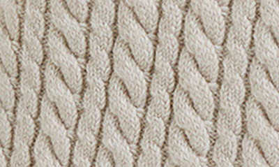 Shop French Connection Babysoft Cable Stitch Cardigan In Lgt Oatmea