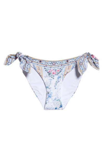 Shop Camilla Season Of The Siren Crystal Embellished Side Tie Bikini Bottoms