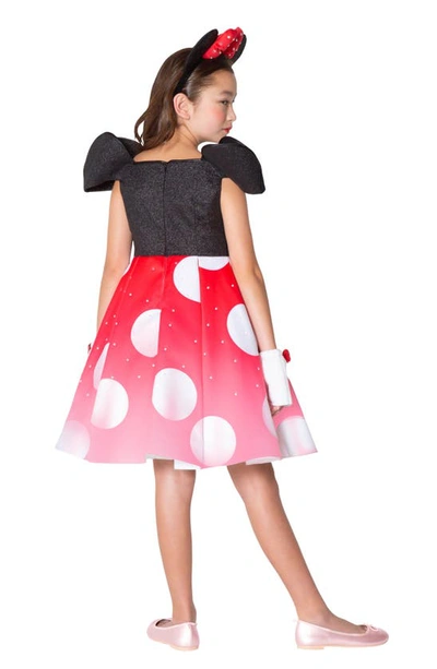 Shop A Leading Role X Disney Minnie Mouse Premium Edition Dress, Ear Headband & Mittens Costume Set In Multi
